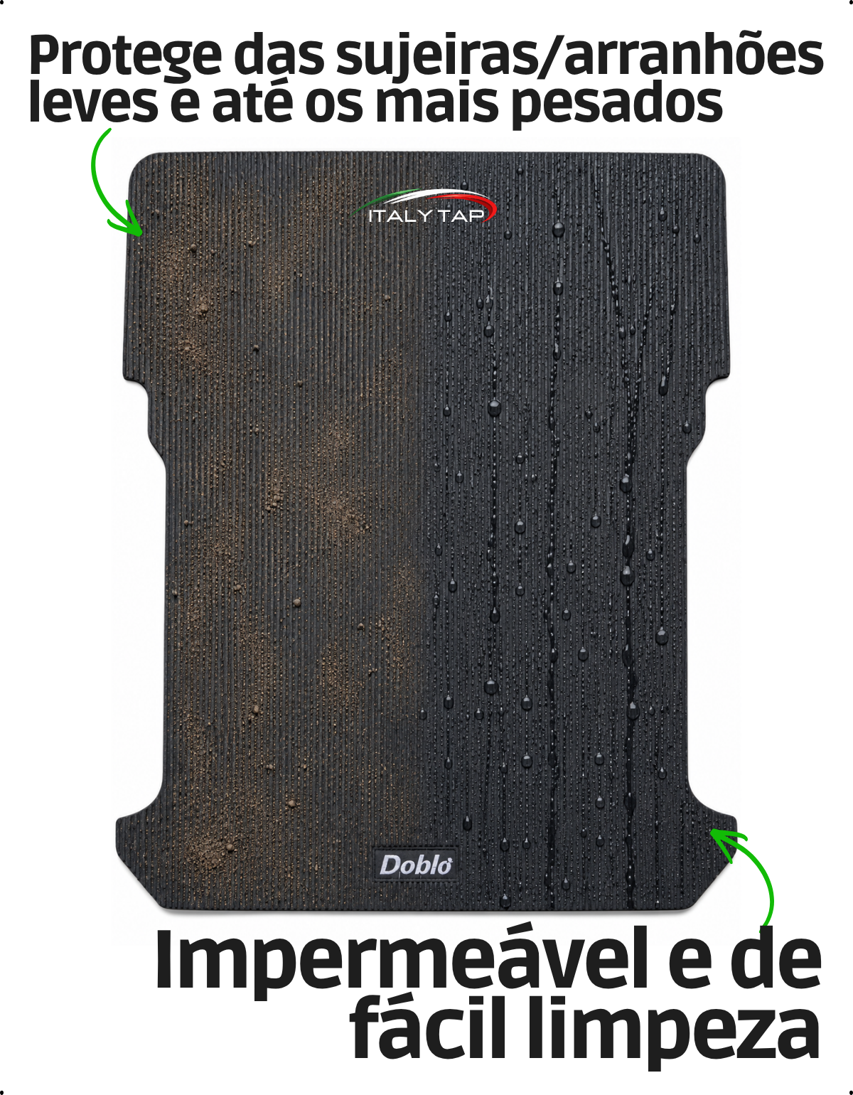 Tapete Protetor Baú Doblò Cargo Fiat Borracha