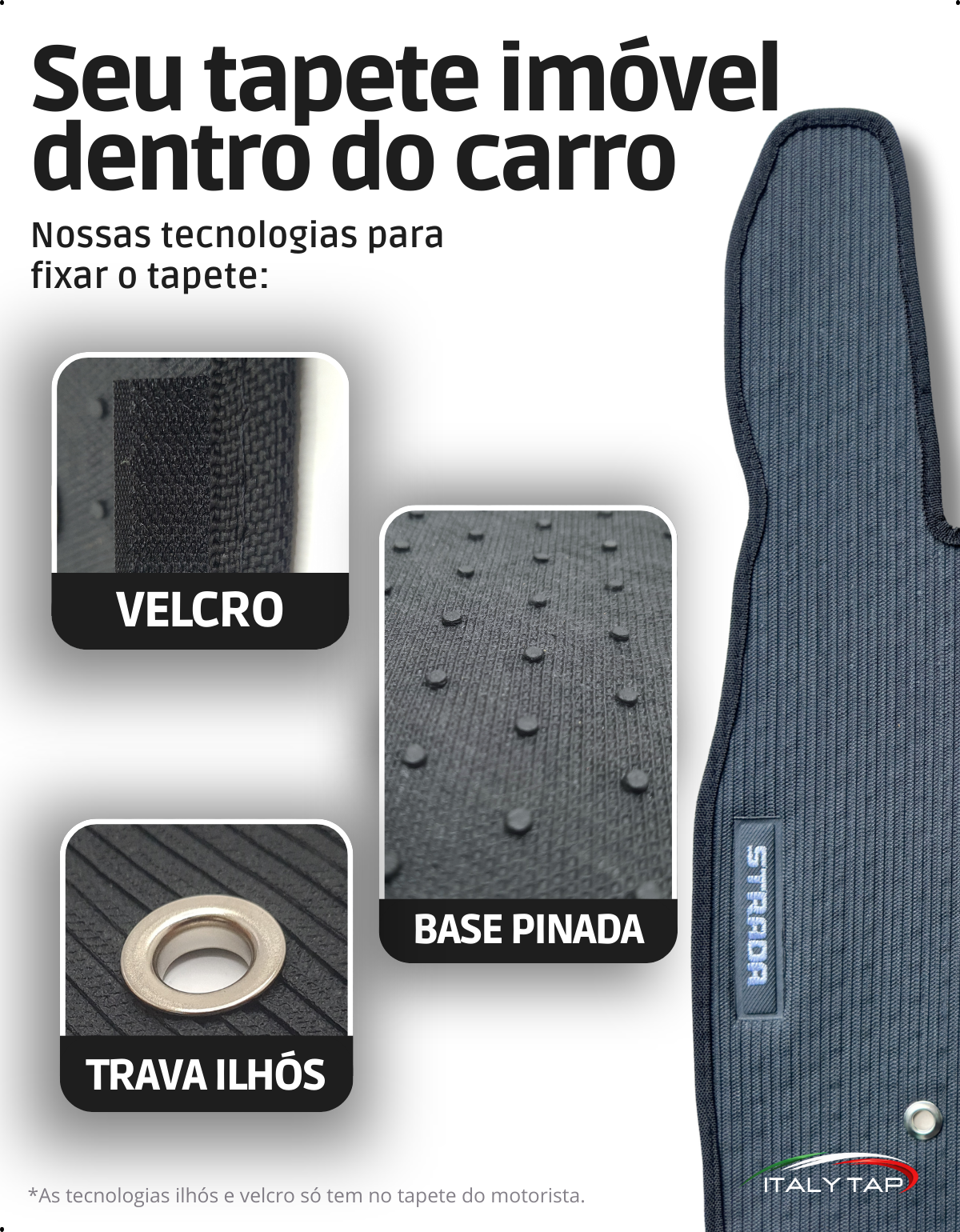 Tapete Compatível Com Strada Cabine Simples CS 2021 A 2026